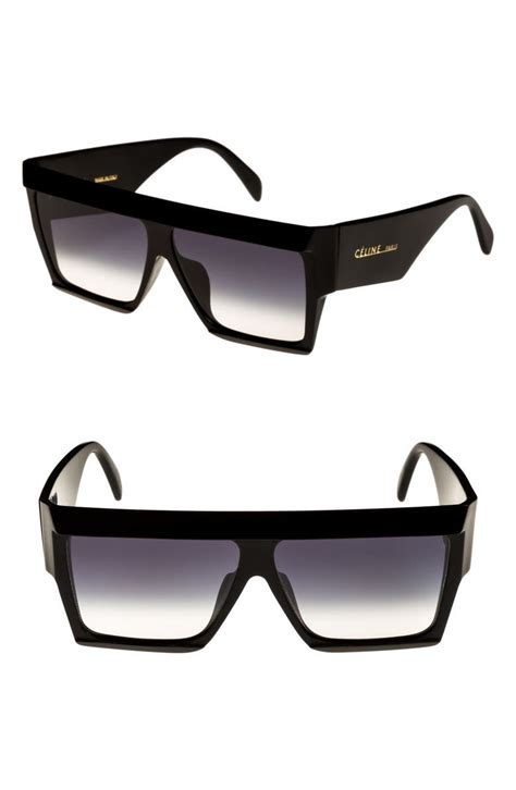 celine flat top sunglasses trunk archive|celine 60mm flat top sunglasses.